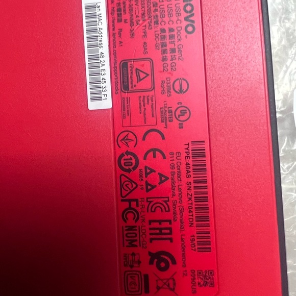 ThinkPad USB-C Dock Gen 2(Like New) - Picture 10 of 10